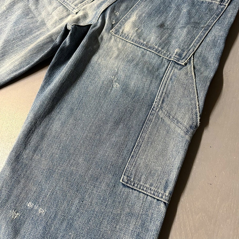 chimala DENIM PAINTER PANTS | PLEASE