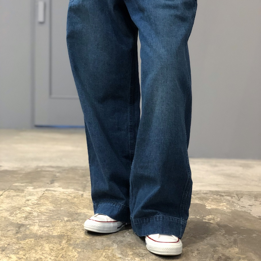 chimala(チマラ) US NAVY デニムワークパンツ chimala US NAVY DENIM WORK PANTS | PLEASE