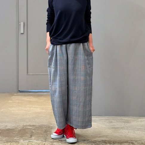 apuntob Easy Trousers crinkle popeline | PLEASE