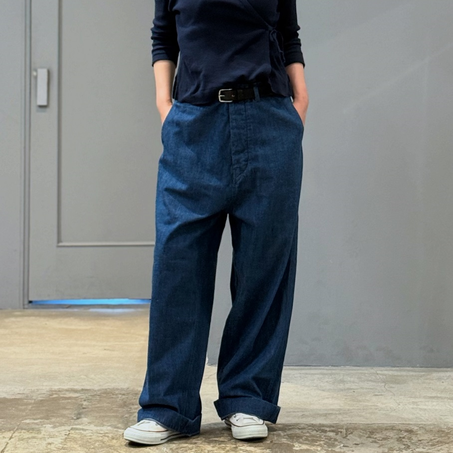 【chimala/チマラ】MILITARY CHINO chimala US NAVY DENIM WORK PANTS | PLEASE