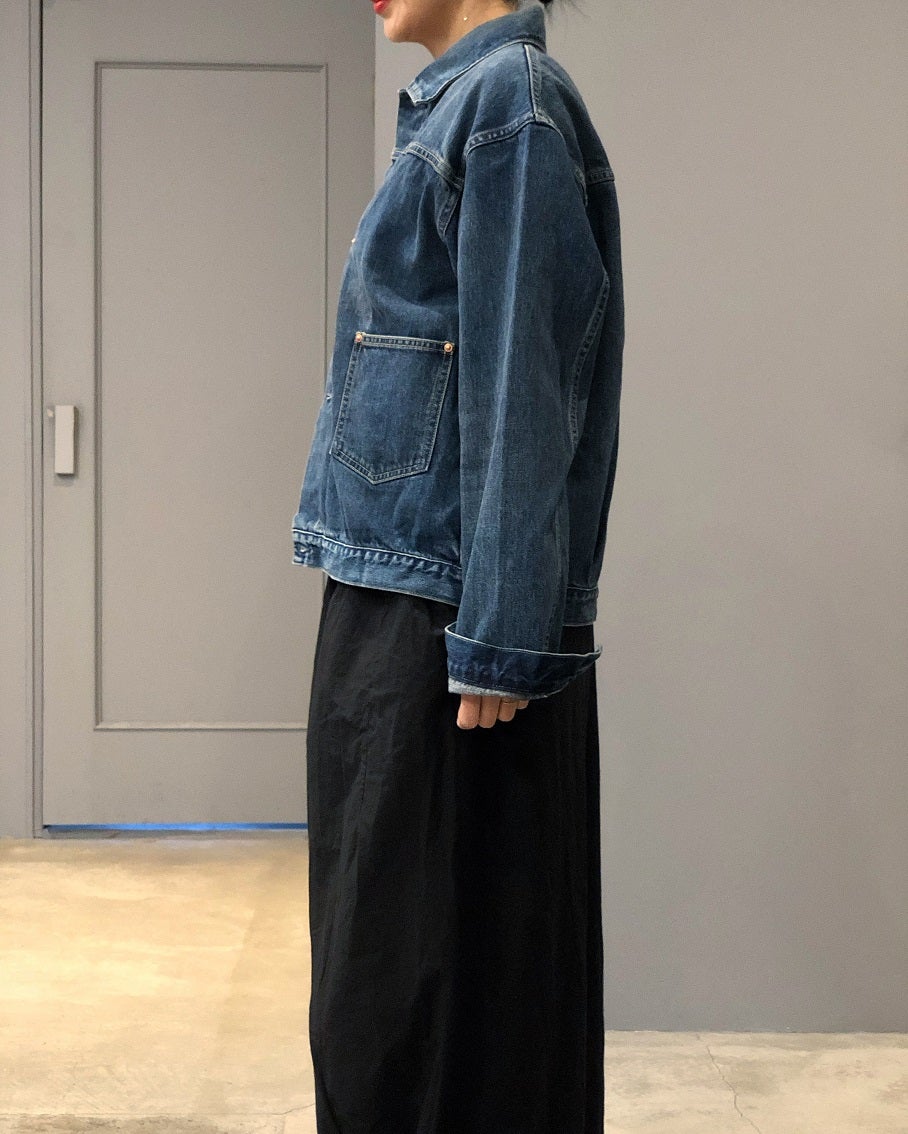 chimala DENIM SHORT JACKET | PLEASE