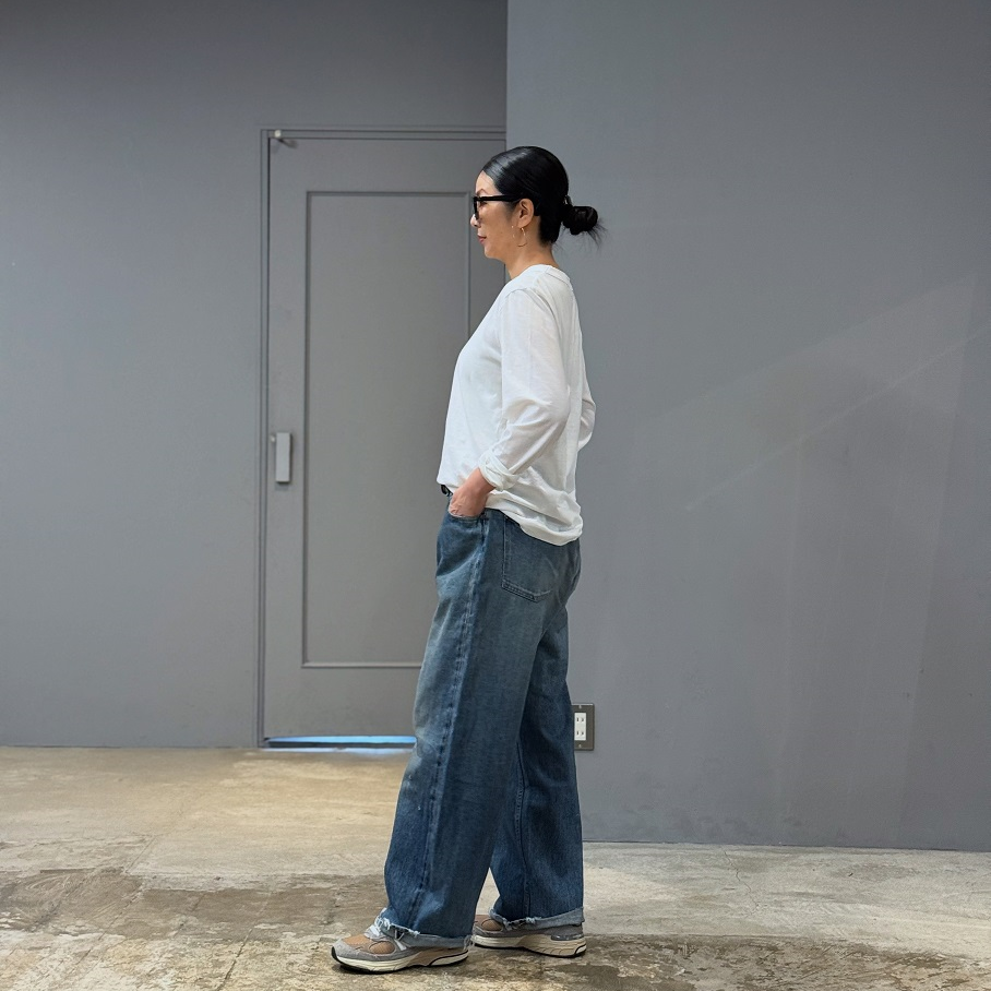 chimala SELVEGE DENIM DEEP RISE BAGGY CUT | PLEASE