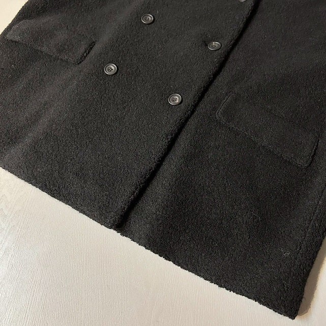 maison de soil] RECYCLE BOA WOOL DOUBLE OVER COAT | PLEASE