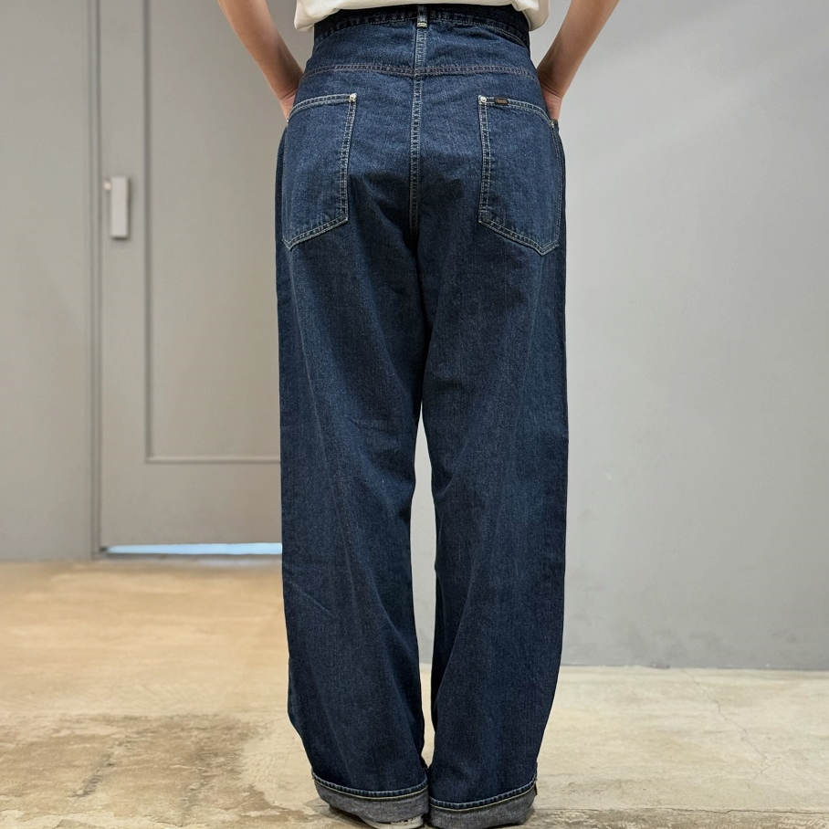 週末限定価格　チマラ　WAIST ADJUSTABLE PANTS chimala WAIST ADJUSTABLE DENIM PANTS | PLEASE