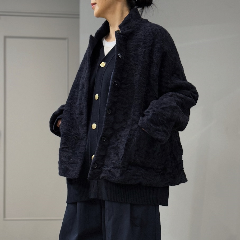 apuntob Jacket plain cotton and linen | PLEASE