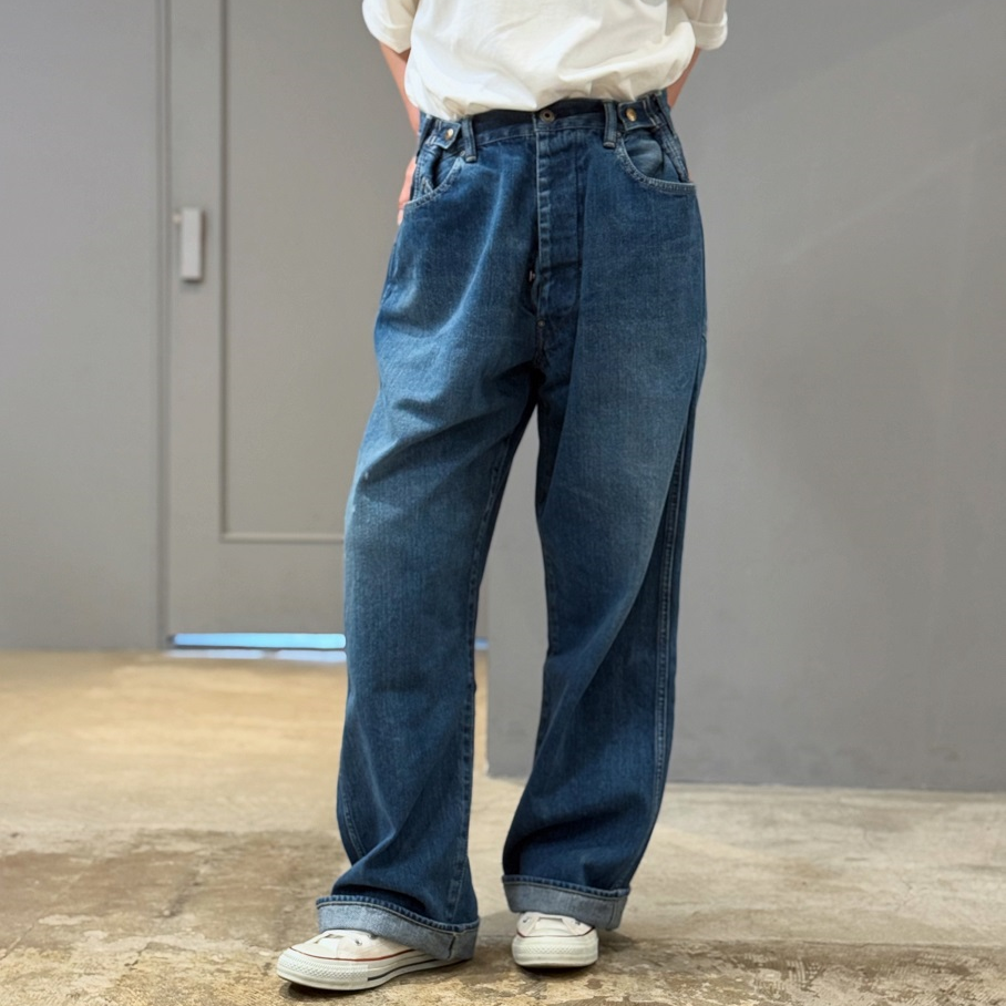 chimala WAIST ADJUSTABLE DENIM PANTS | PLEASE
