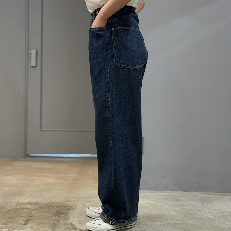 chimala WAIST ADJUSTABLE DENIM PANTS | PLEASE