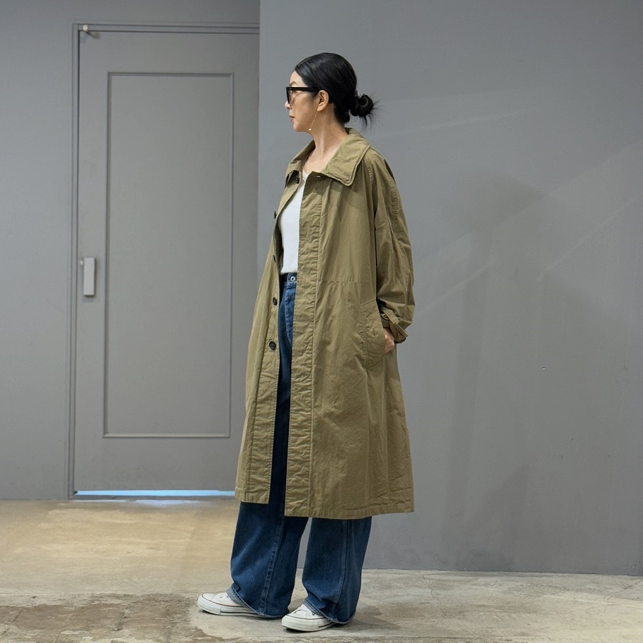 ジャケット・アウター HTS HARROW TOWN STORES BALMACAAN COAT 46 HTS LIGHT WEIGHT COTTON OVERDYED BALMACAAN COAT | PLEASE