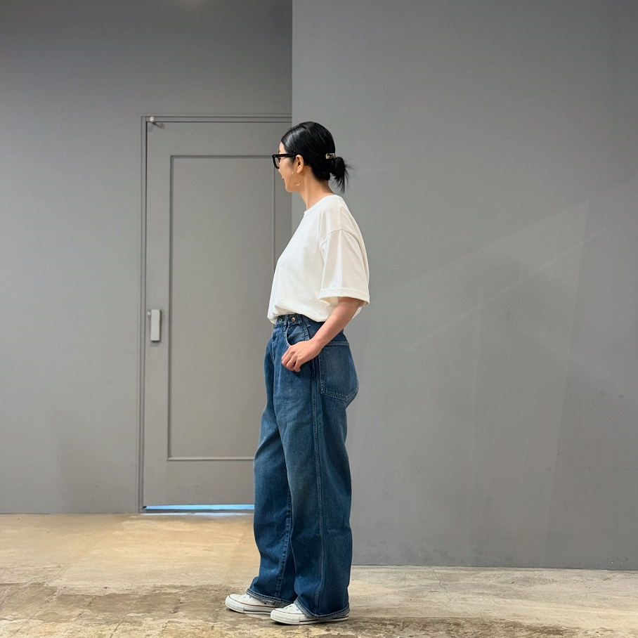 chimala WAIST ADJUSTABLE DENIM PANTS | PLEASE