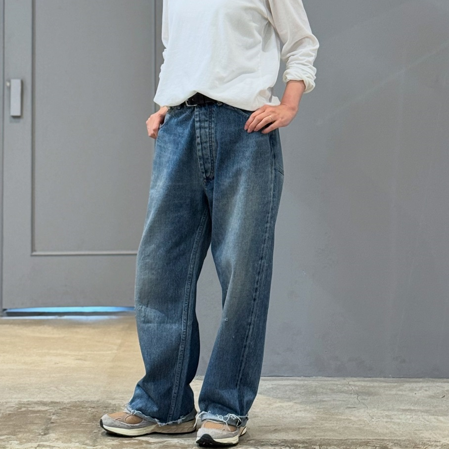 chimala SELVEGE DENIM DEEP RISE BAGGY CUT | PLEASE