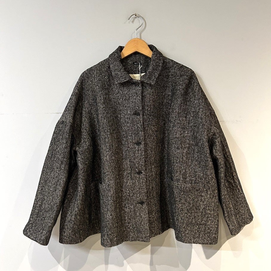 apuntob Jacket plain cotton and linen | PLEASE