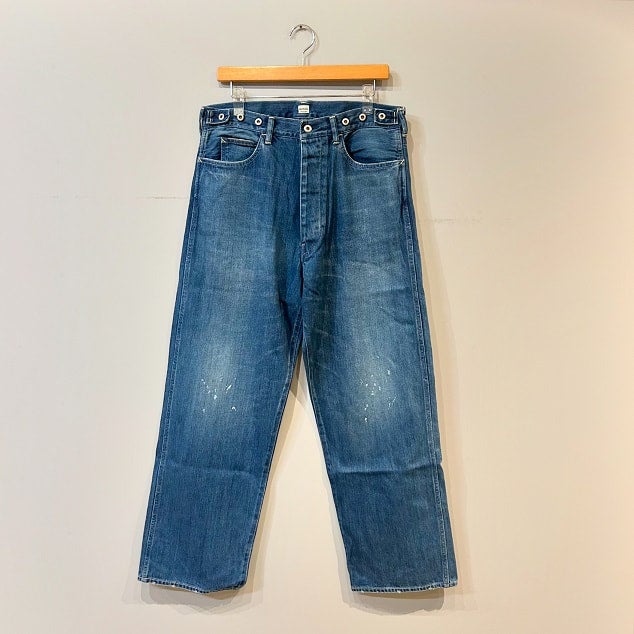 chimala WAIST ADJUSTABLE DENIM PANTS | PLEASE