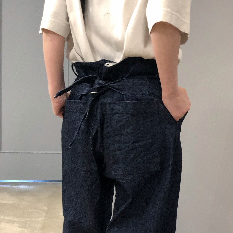 TOUJOURS Back String Waist Overalls | PLEASE