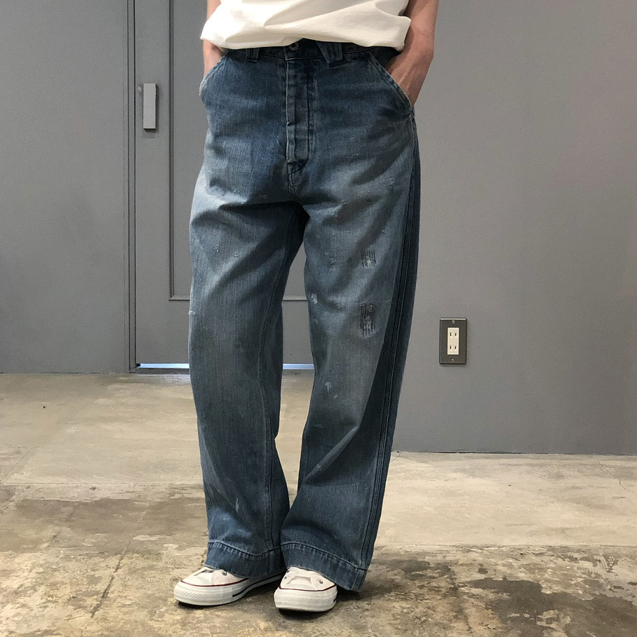 chimala DENIM PAINTER PANTS | PLEASE