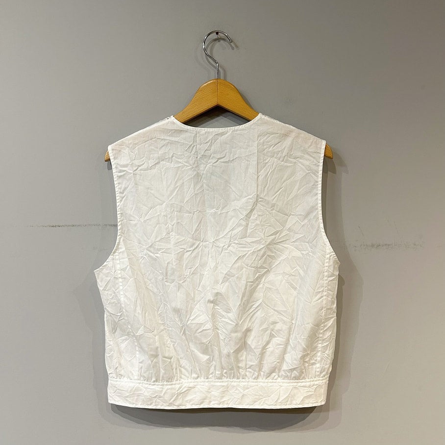 toujours レースジレ TOUJOURS 【2024/SS/定価3.9万】トゥジュー *WRINKLE COTTON
