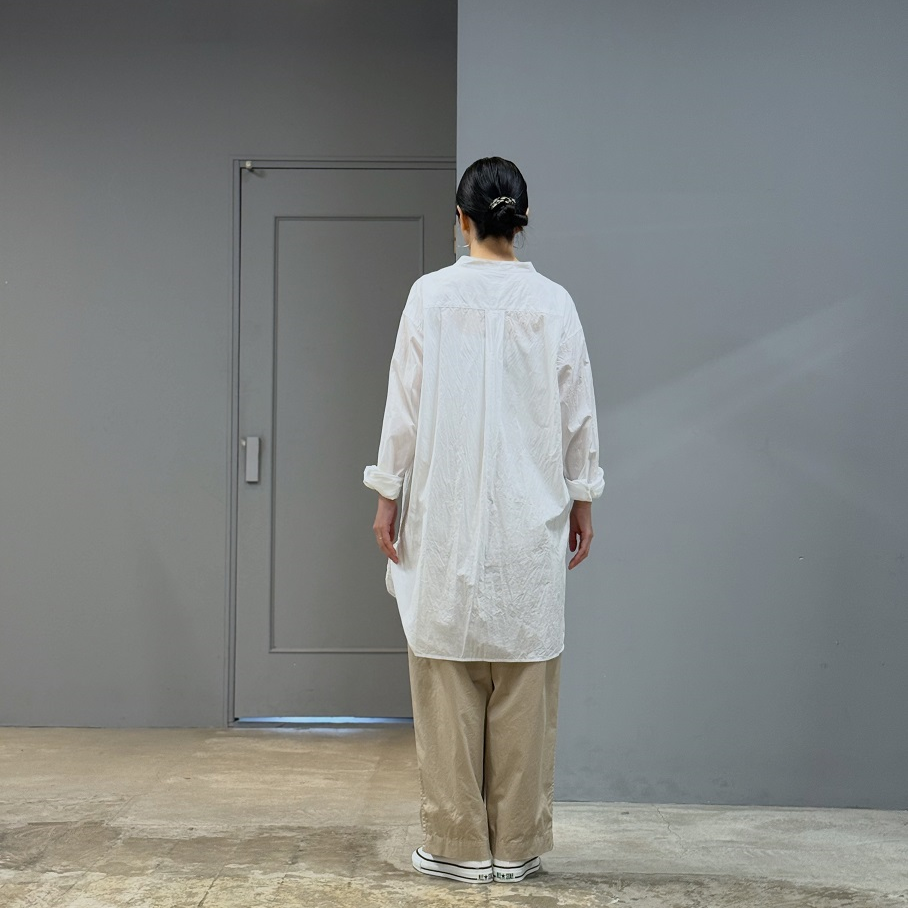 特価 toujours band collar shirt 1号 TOUJOURS Classic Band Collar Shirt | PLEASE