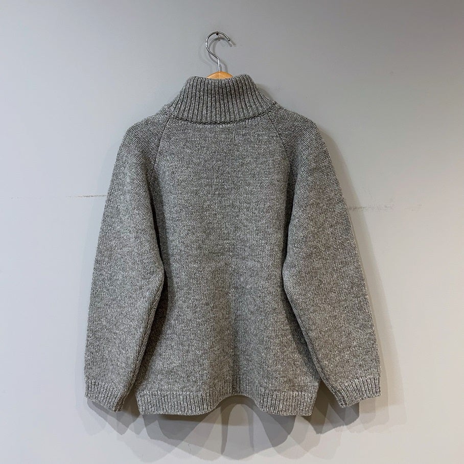 SUNSHINE+CLOUD FULL ZIP KNIT | PLEASE