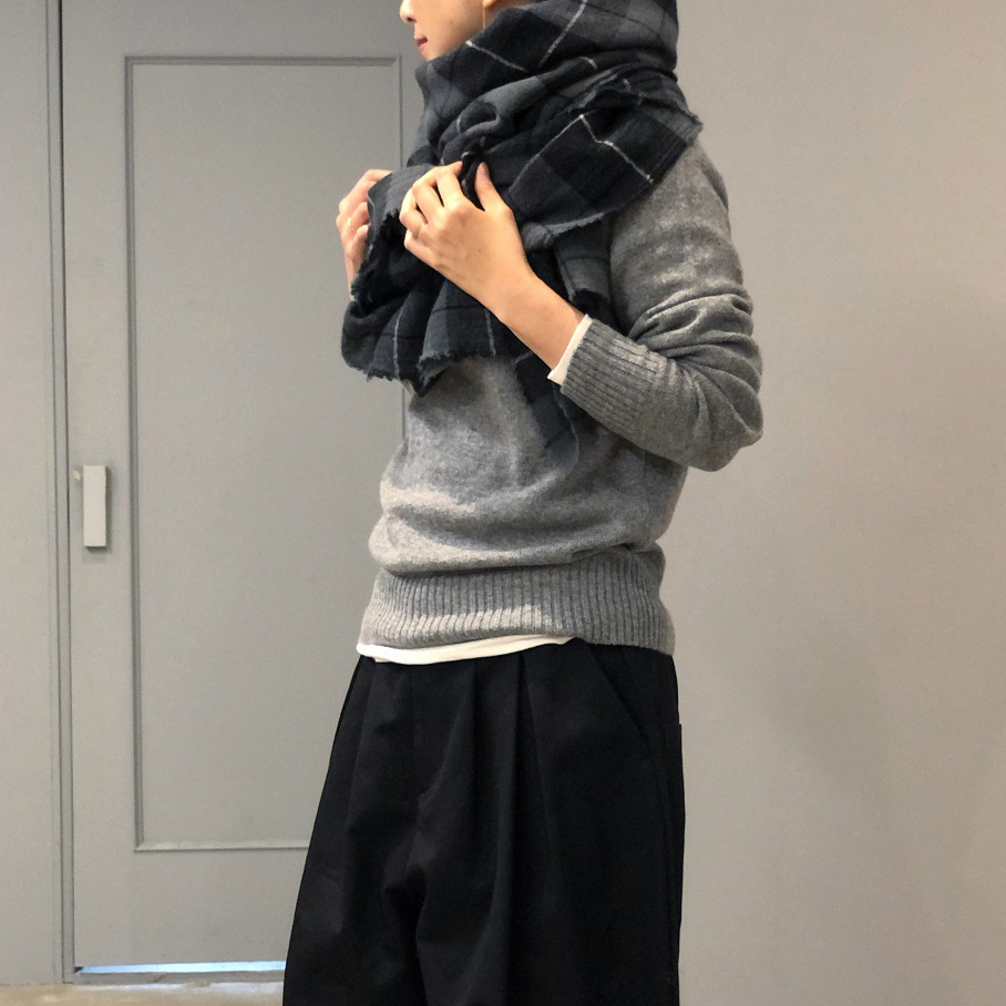 apuntob Scarf tartan cashmere | PLEASE