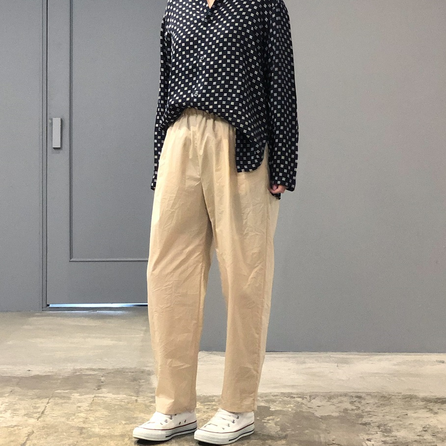 apuntob Easy Trousers crinkle popeline | PLEASE