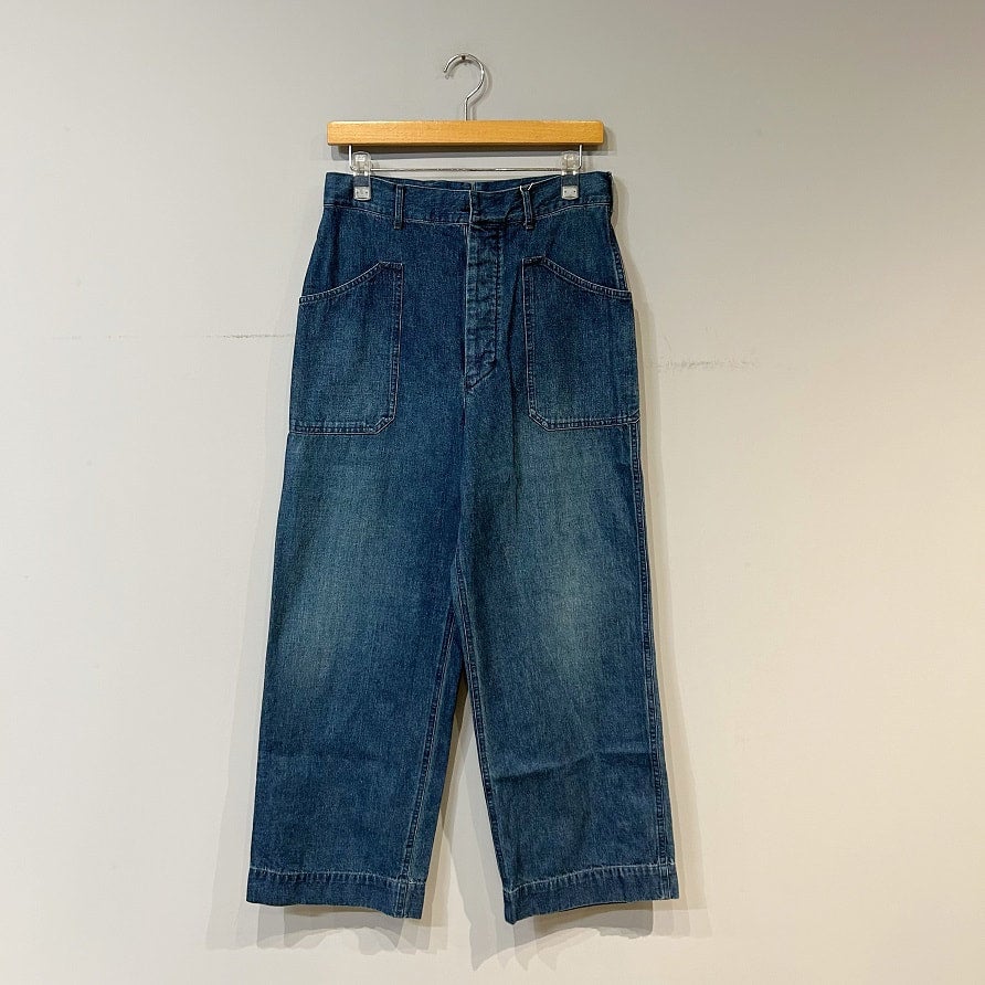chimala US NAVY DENIM WORK PANTS | PLEASE