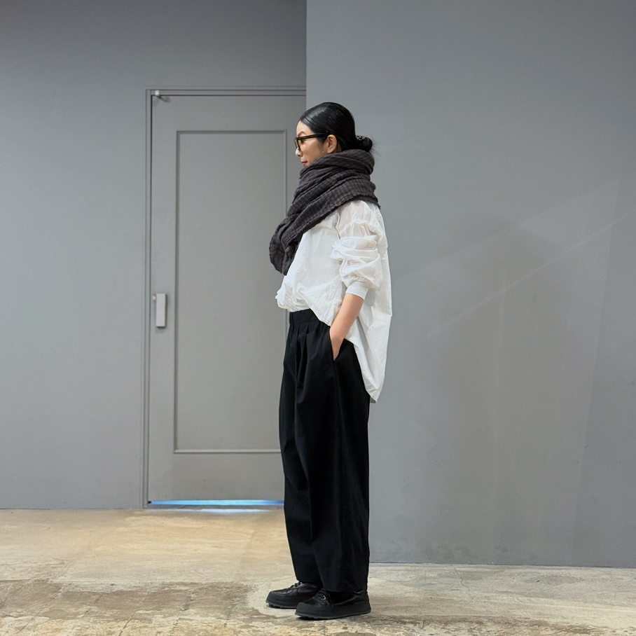 新品未使用【apuntob】　Scarf Towel vichy linen 新品未使用【apuntob】 Scarf Towel vichy linen
