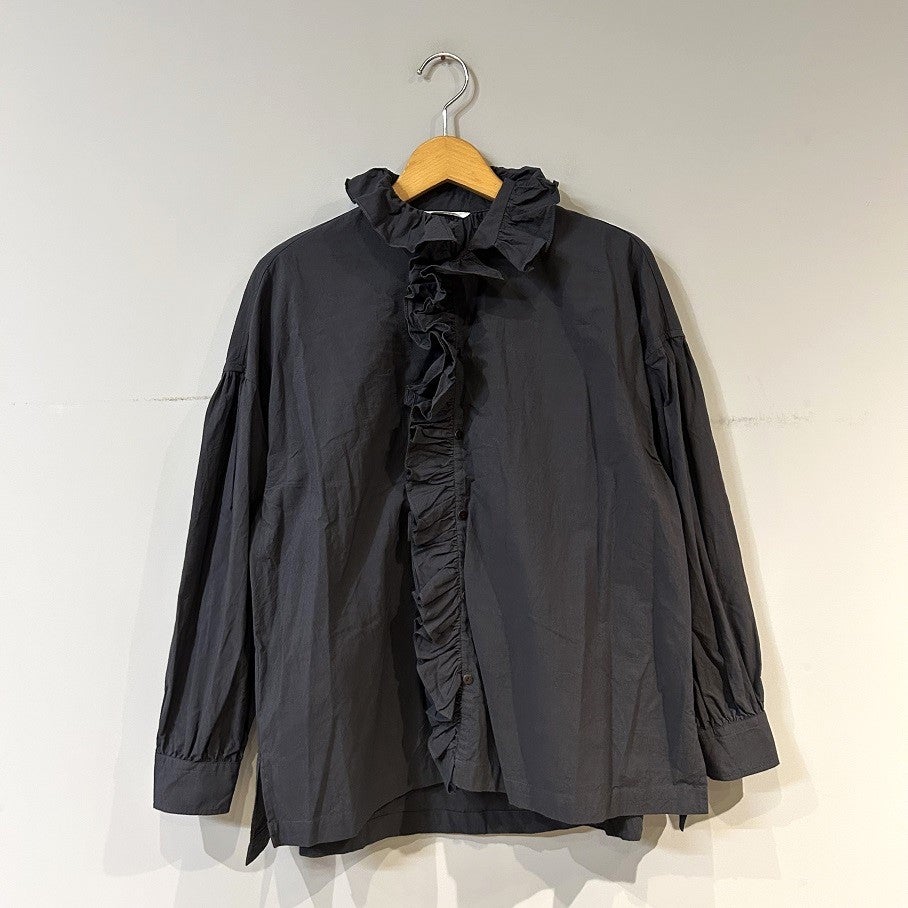TOUJOURS Ruffle Shirt | PLEASE