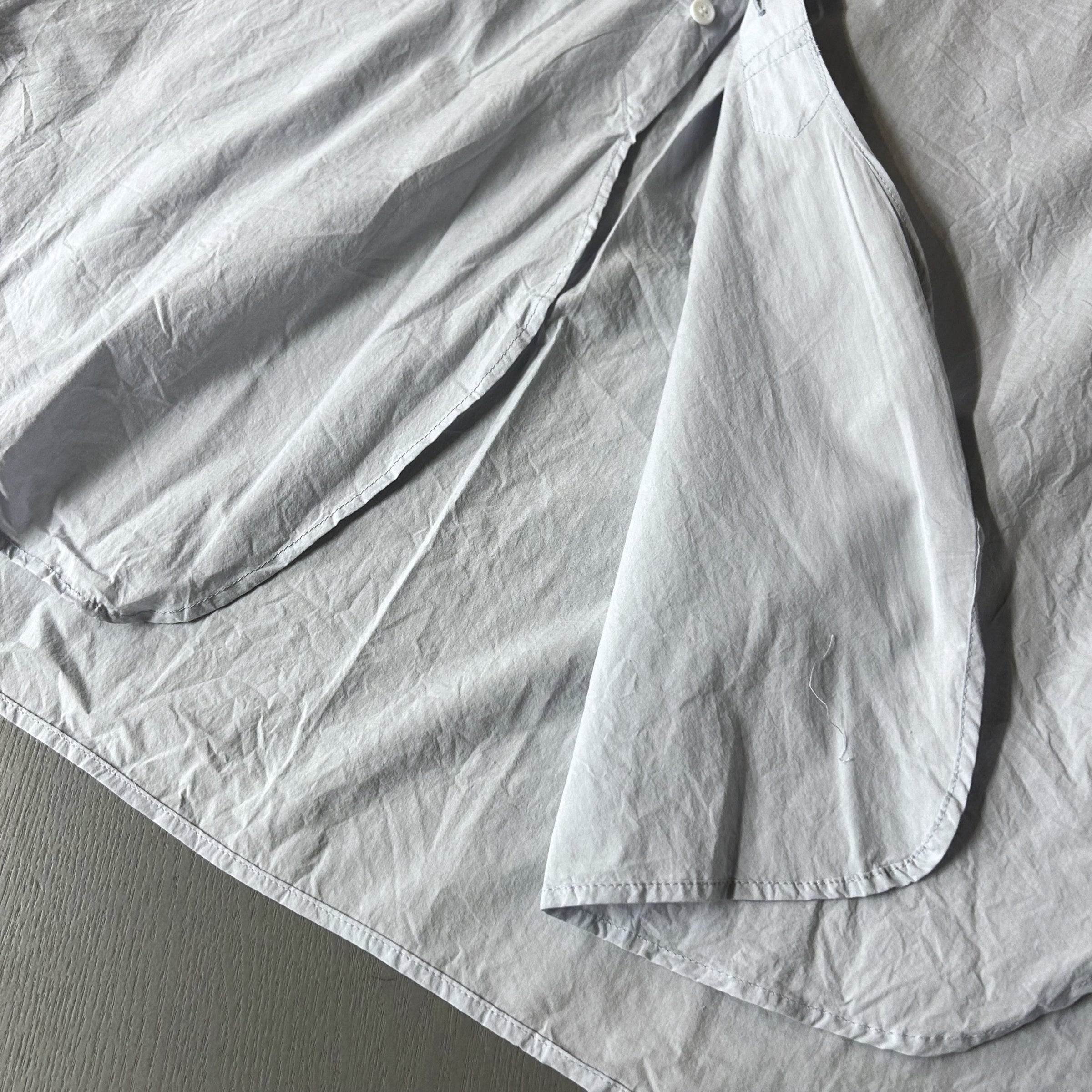 TOUJOURS Classic Band Collar Shirt | PLEASE