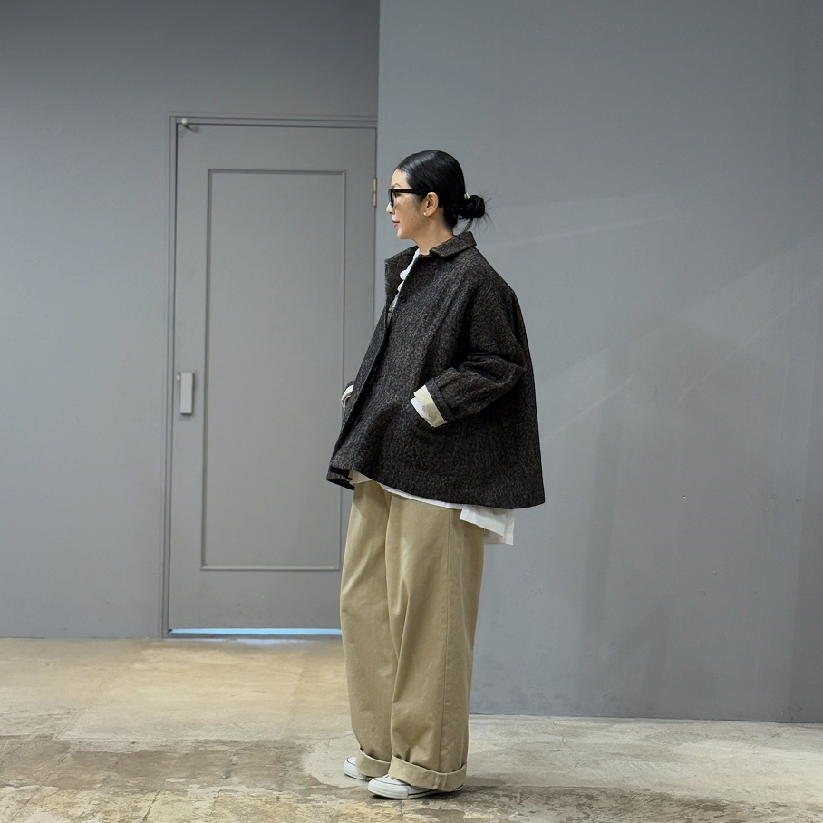 apuntob Jacket plain cotton and linen | PLEASE