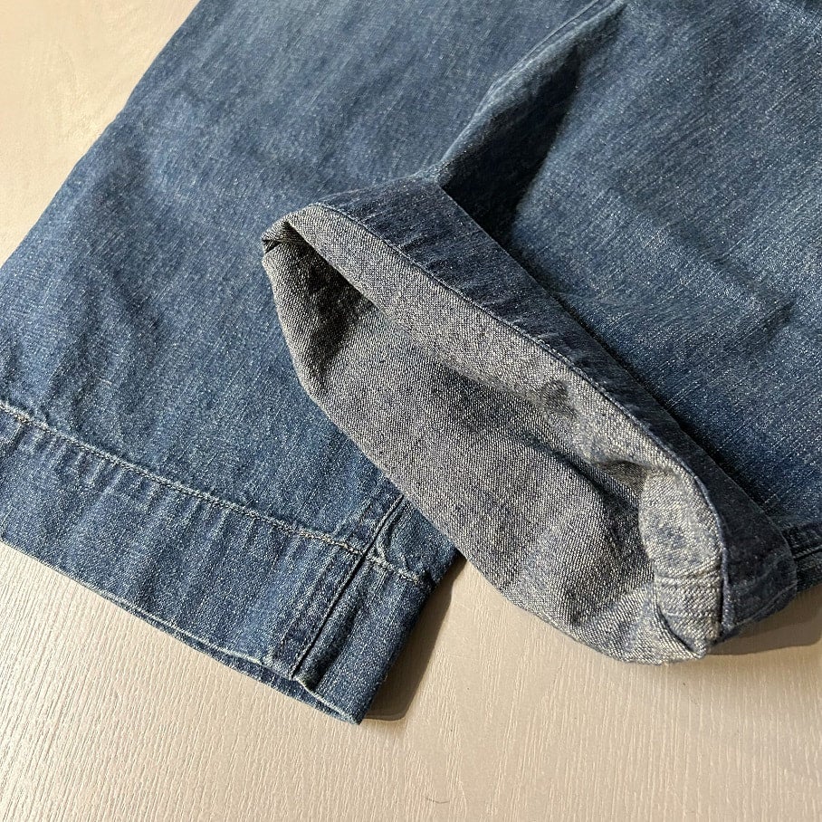chimala US NAVY DENIM WORK PANTS | PLEASE