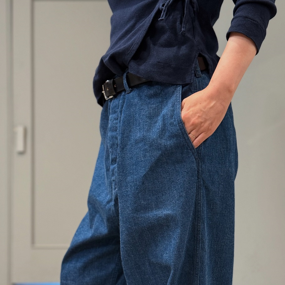 chimala US NAVY DENIM WORK PANTS | PLEASE