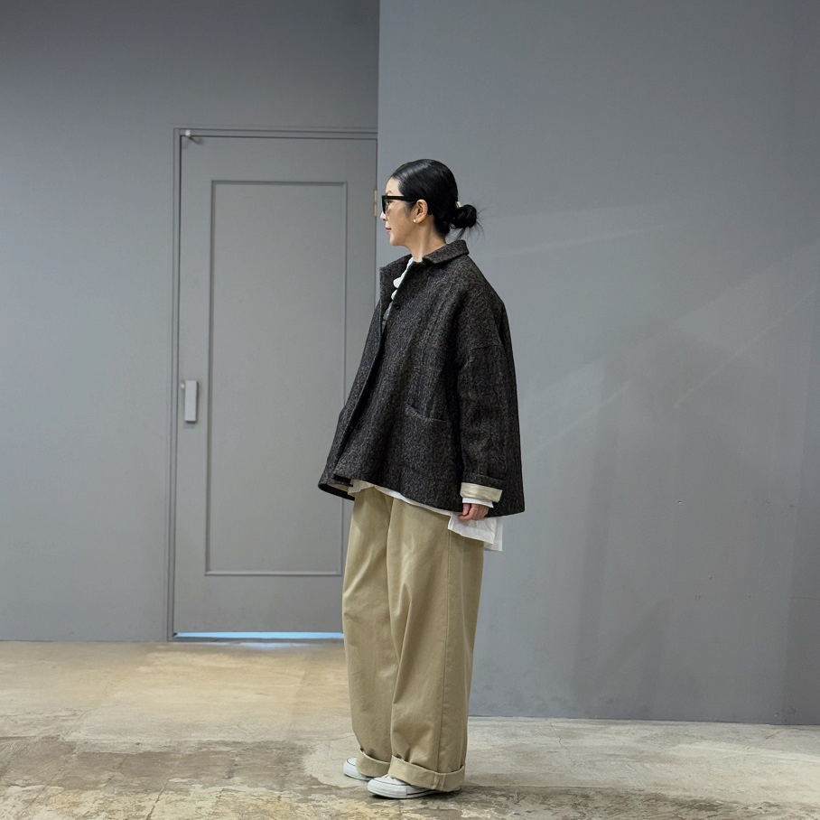 apuntob Jacket plain cotton and linen | PLEASE