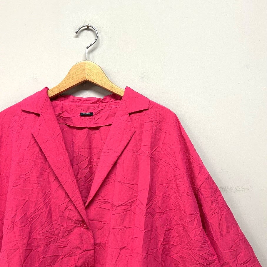 apuntob Jacket plain cotton and linen | PLEASE