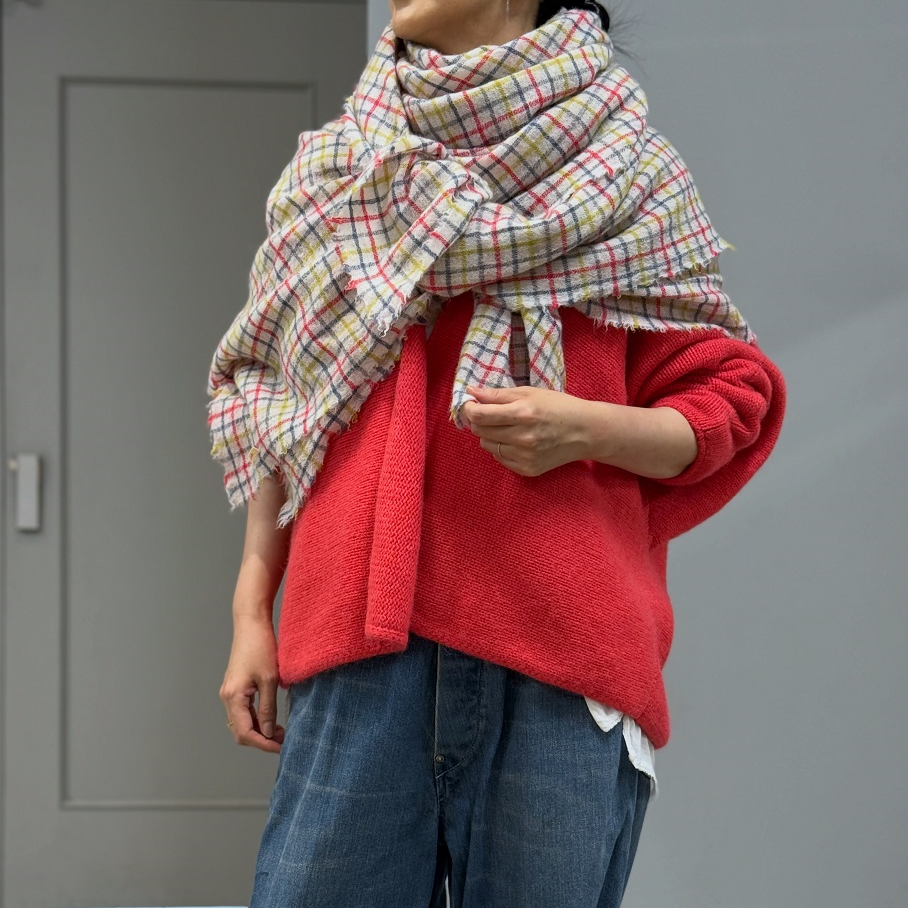 apuntob Scarf tartan cashmere | PLEASE