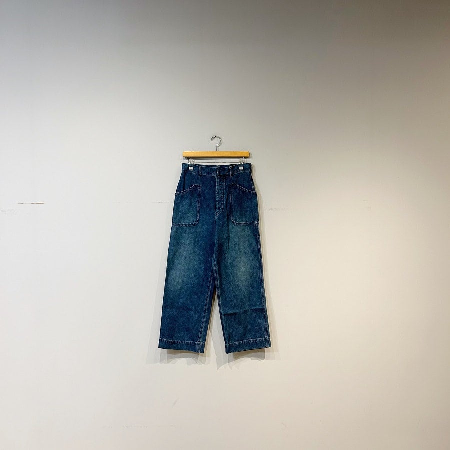 chimala US NAVY DENIM WORK PANTS | PLEASE