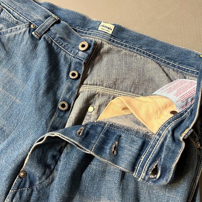 chimala SELVEGE DENIM BAGGY CUT | PLEASE