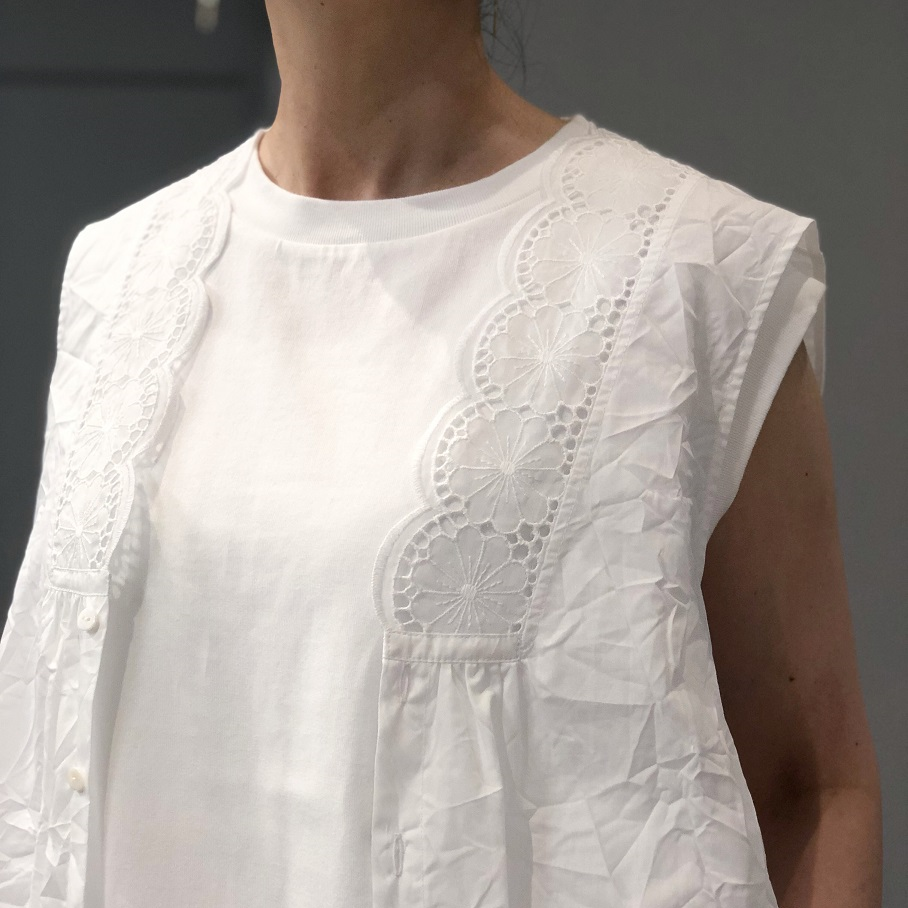 TOUJOURS Lace Gilet | PLEASE