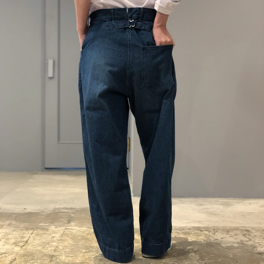 chimala US NAVY DENIM WORK PANTS | PLEASE