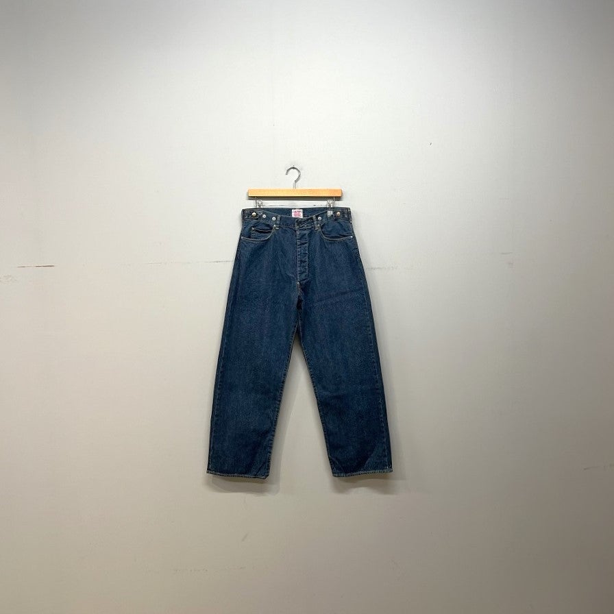 chimala WAIST ADJUSTABLE DENIM PANTS | PLEASE