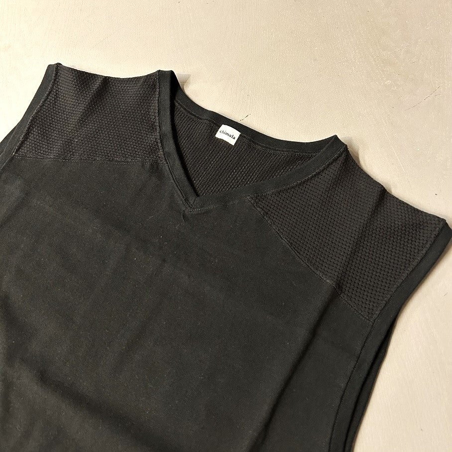 chimala JACQUARD KNIT VEST | PLEASE