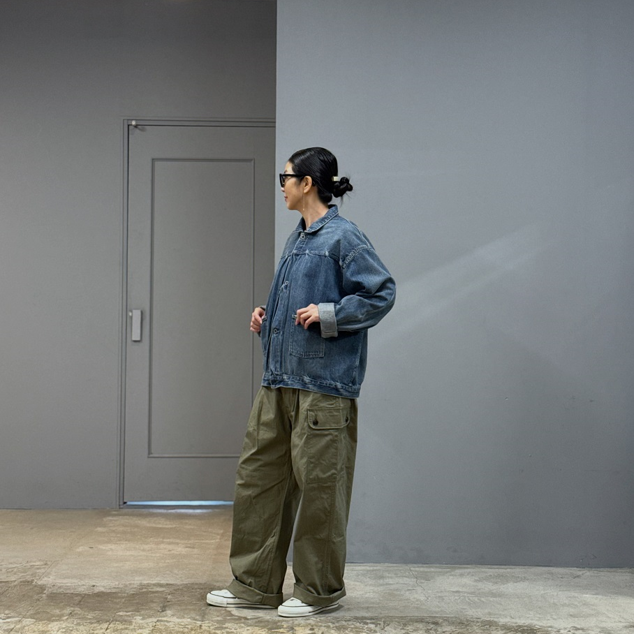 チマラ　デニムジャケット chimala DENIM SHORT JACKET | PLEASE