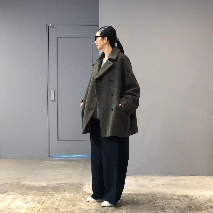 メゾンドソイル　ボアダブルコート maison de soil メゾンドソイル リサイクル ボアウール ダブル