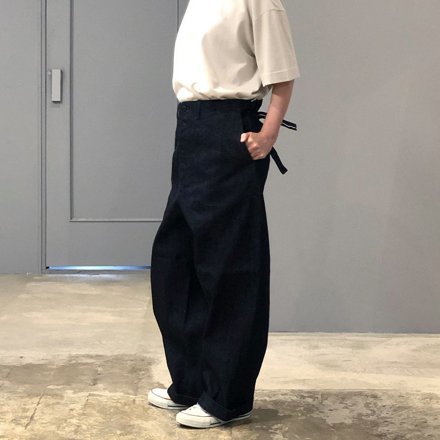TOUJOURS Back String Waist Overalls | PLEASE