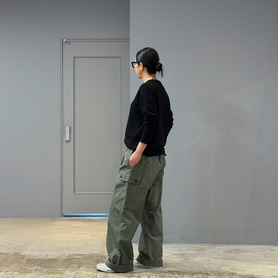 chimala BELGIAN WAIST GATHERING CARGO PANTS | PLEASE