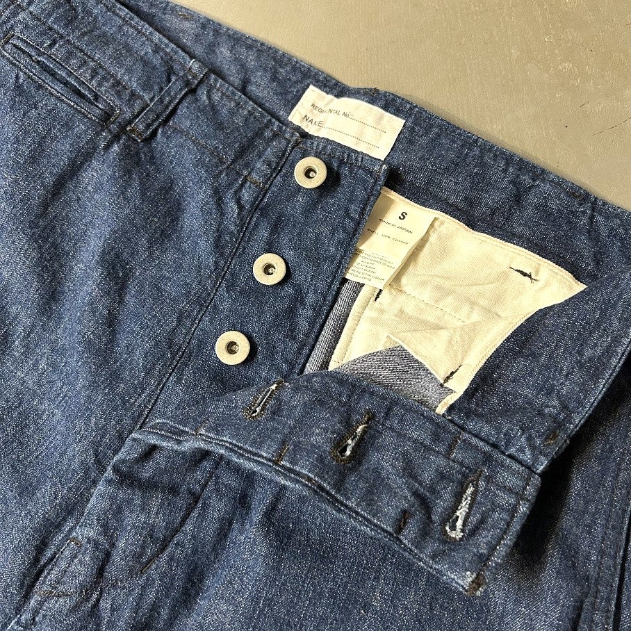 chimala US NAVY DENIM WORK PANTS | PLEASE