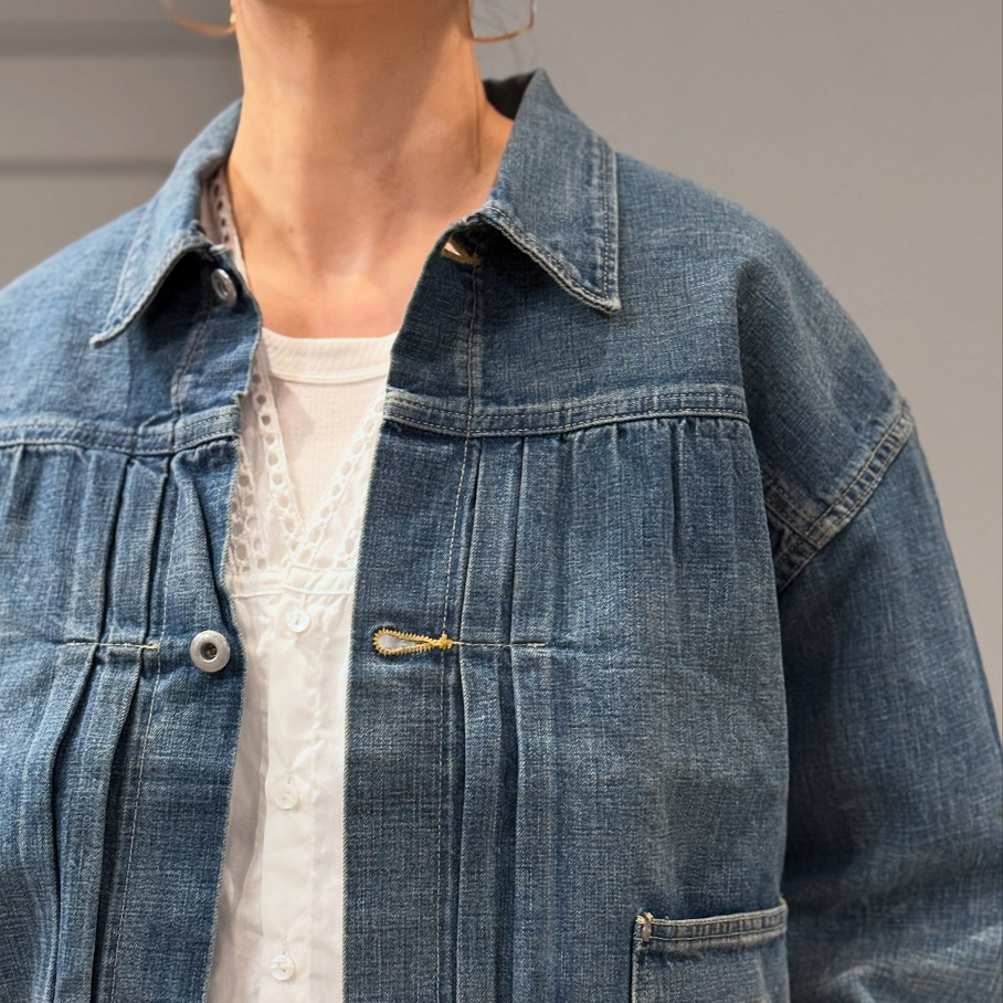 chimala DENIM SHORT JACKET | PLEASE