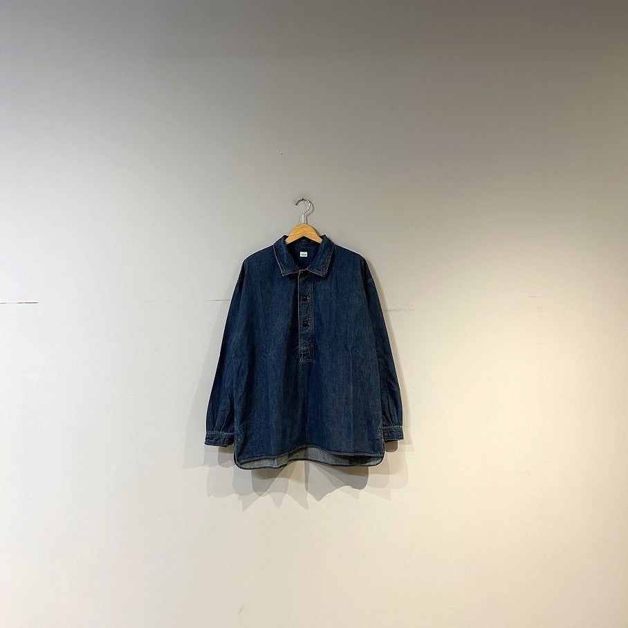 luxe チマラUS NAVY DENIM WORK PULL SHIRT JOURNAL STANDARD - luxe チマラUS NAVY DENIM WORK PULL SHIRTの通販