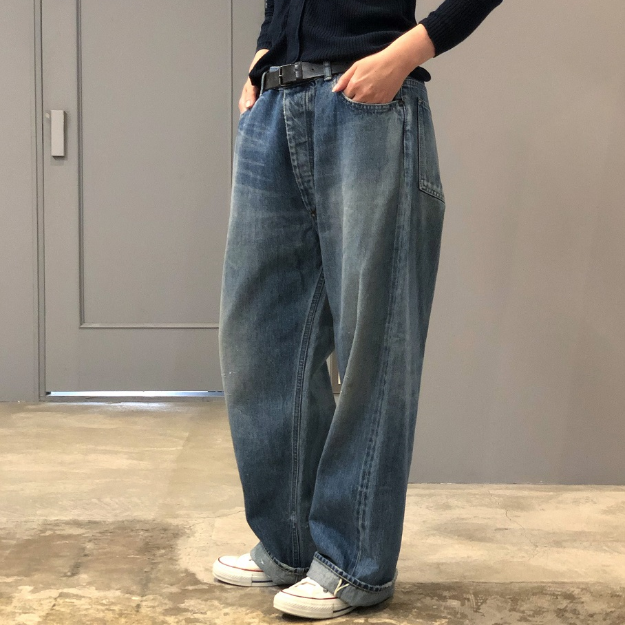 chimala SELVEGE DENIM DEEP RISE BAGGY CUT | PLEASE