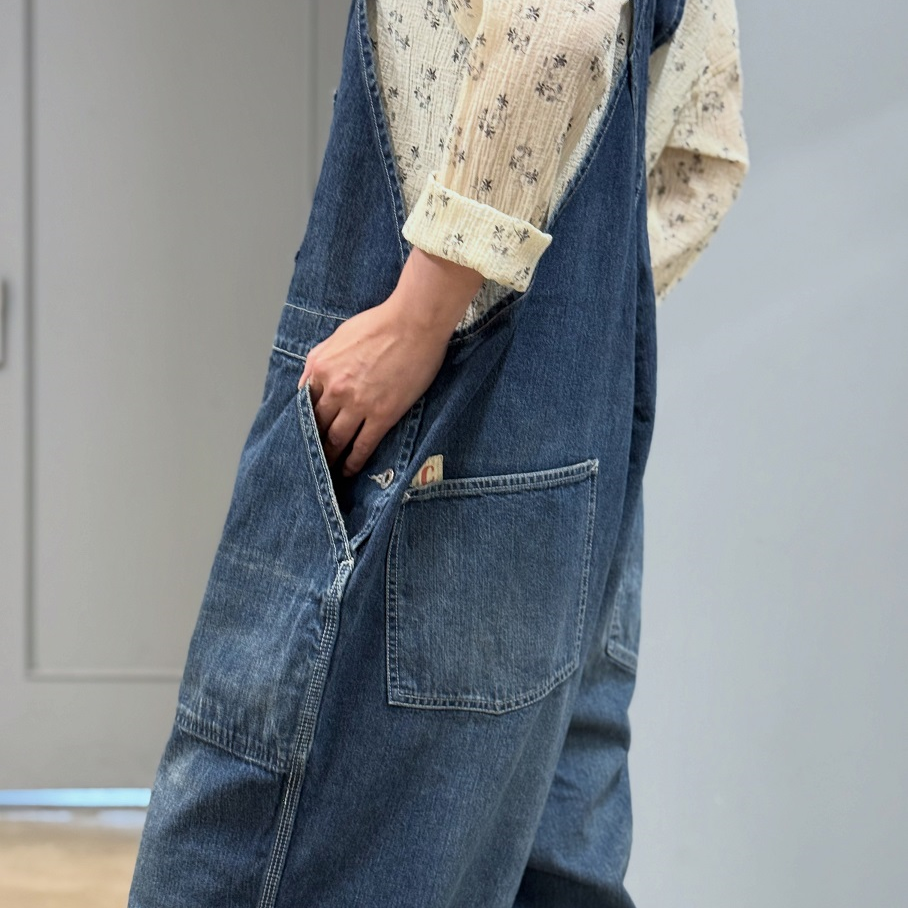 chimala DENIM OVERALL | PLEASE