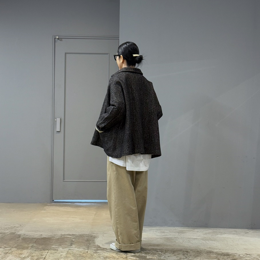 apuntob Jacket plain cotton and linen | PLEASE