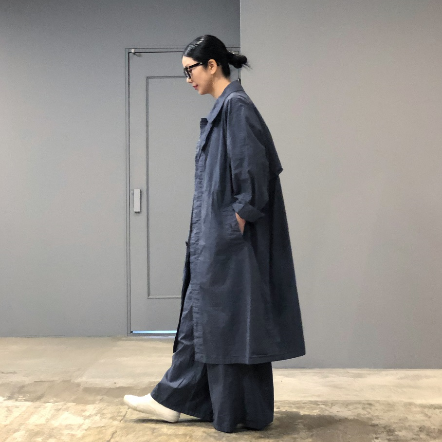 HTS LIGHT WEIGHT COTTON OVERDYED BALMACAAN COAT | PLEASE HTS LIGHT WEIGHT COTTON OVERDYED BALMACAAN COAT | PLEASE